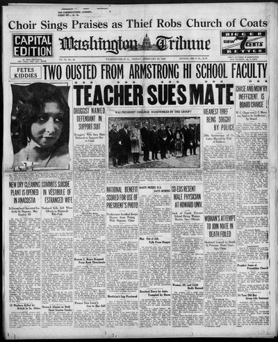 Washington Tribune, Feb 21, 1930