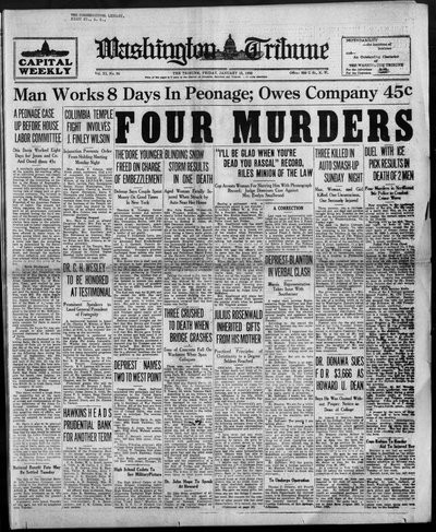 Washington Tribune, Jan 15, 1932