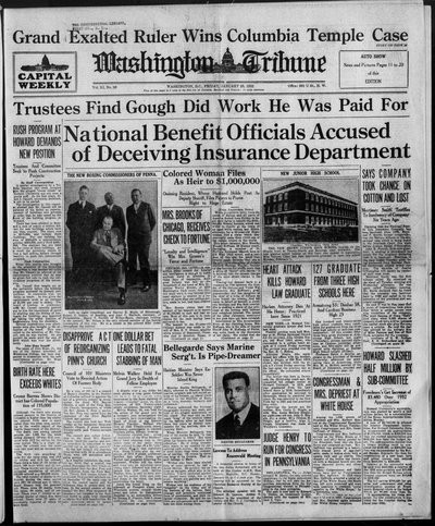 Washington Tribune, Jan 29, 1932