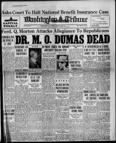Washington Tribune, Feb 19, 1932