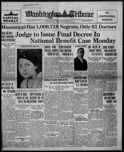 Washington Tribune, Feb 26, 1932