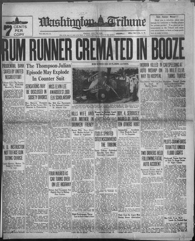 Washington Tribune, Jul 22, 1932