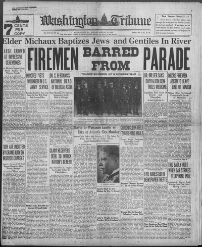 Washington Tribune, Aug 19, 1932