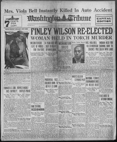 Washington Tribune, Aug 26, 1932