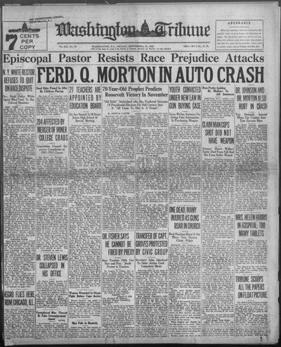 Washington Tribune, Sep 16, 1932