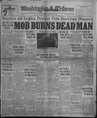 Washington Tribune, Sep 23, 1932