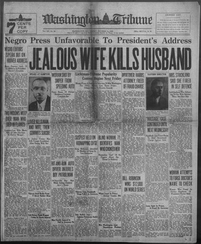 Washington Tribune, Oct 14, 1932