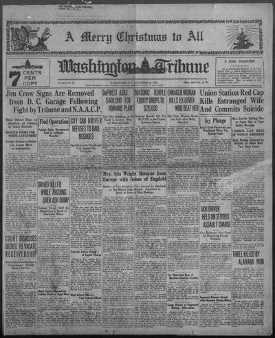 Washington Tribune, Dec 23, 1932