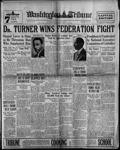 Washington Tribune, Jan 13, 1933