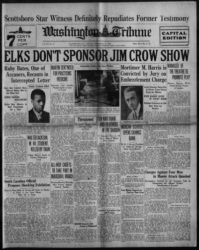 Washington Tribune, Feb 17, 1933