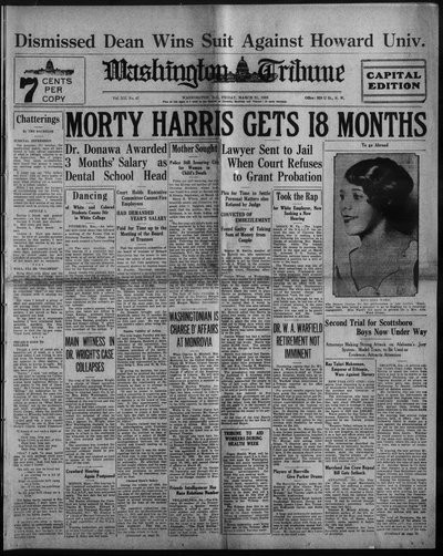 Washington Tribune, Mar 31, 1933
