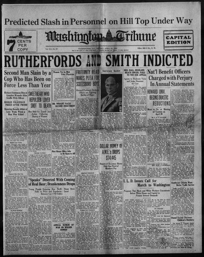 Washington Tribune, Apr 21, 1933