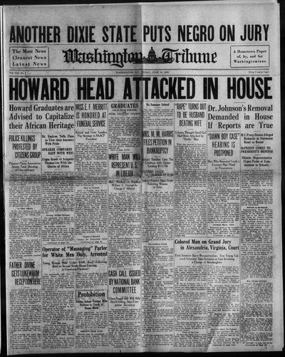 Washington Tribune, Jun 16, 1933