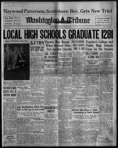 Washington Tribune, Jun 23, 1933