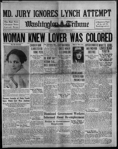 Washington Tribune, Jul 20, 1933