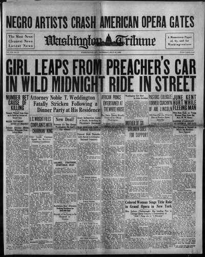 Washington Tribune, Jul 27, 1933