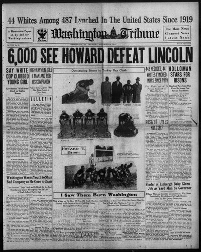 Washington Tribune, Nov 30, 1933