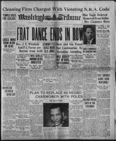 Washington Tribune, Mar 15, 1934