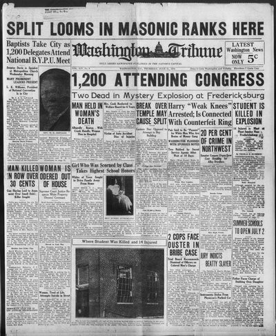 Washington Tribune, Jun 21, 1934