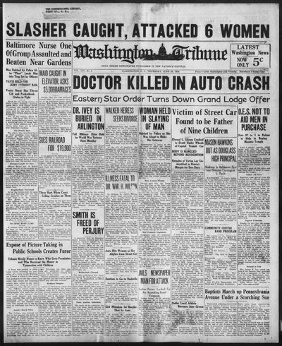 Washington Tribune, Jun 28, 1934
