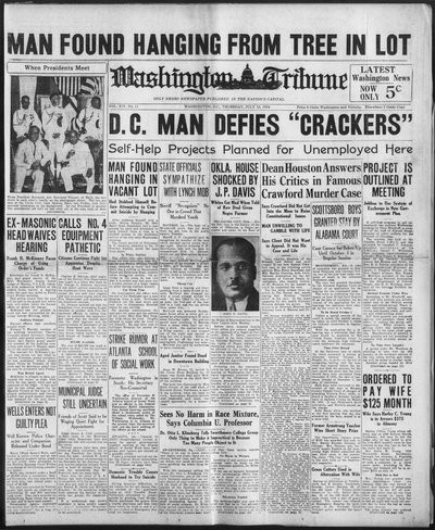 Washington Tribune, Jul 12, 1934