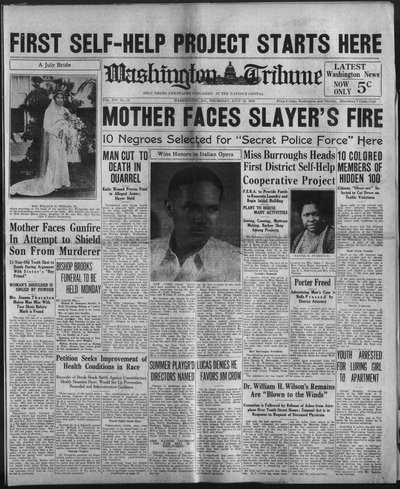Washington Tribune, Jul 19, 1934