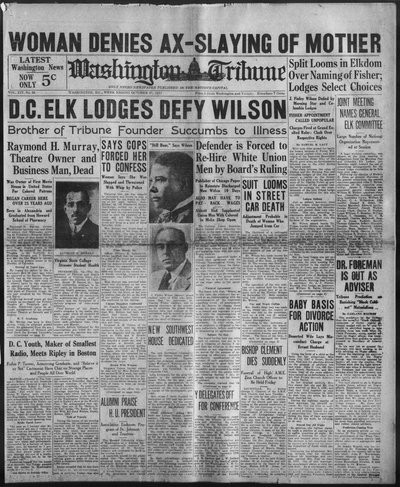 Washington Tribune, Oct 27, 1934