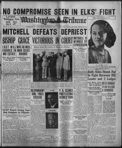 Washington Tribune, Nov 10, 1934