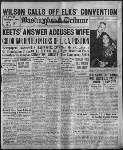 Washington Tribune, Nov 17, 1934