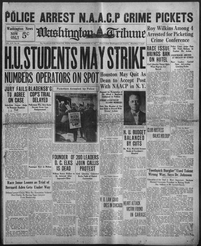 Washington Tribune, Dec 15, 1934