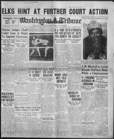 Washington Tribune, Jan 19, 1935