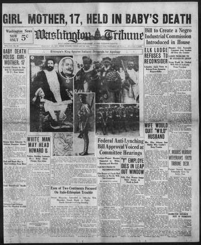 Washington Tribune, Feb 23, 1935