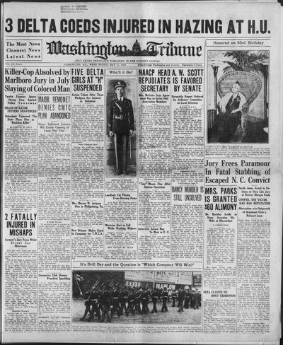 Washington Tribune, May 11, 1935