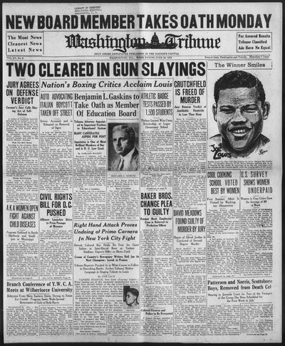 Washington Tribune, Jun 29, 1935