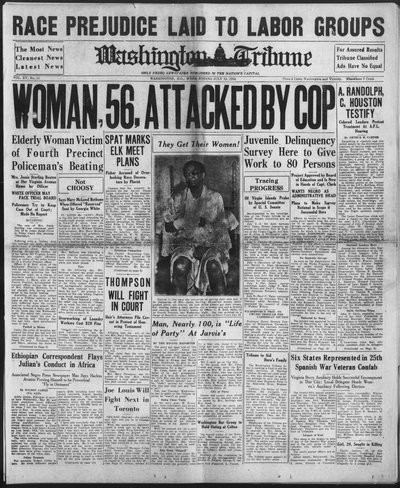 Washington Tribune, Jul 13, 1935
