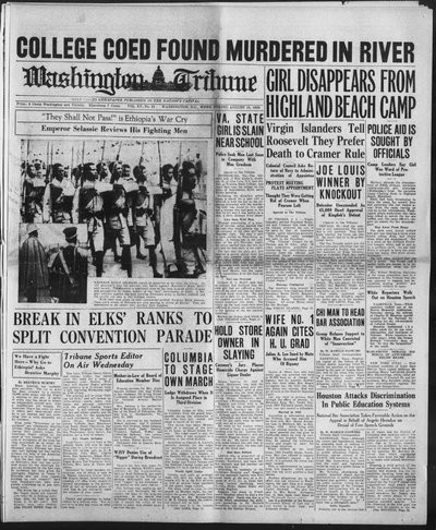 Washington Tribune, Aug 10, 1935