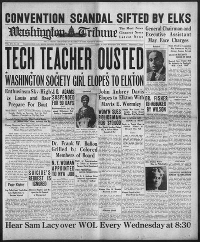 Washington Tribune, Sep 21, 1935