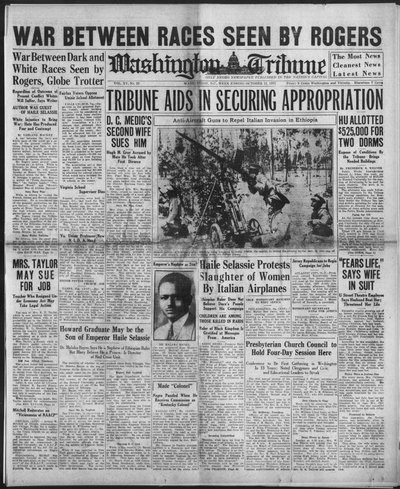 Washington Tribune, Oct 12, 1935