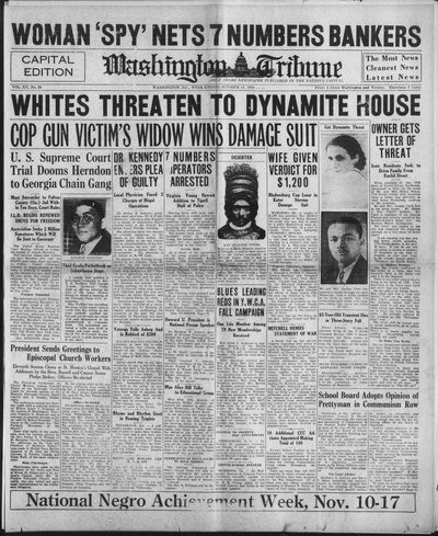 Washington Tribune, Oct 19, 1935