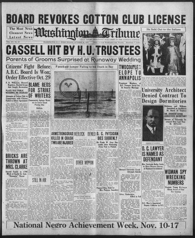 Washington Tribune, Oct 26, 1935