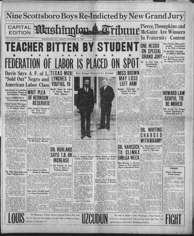 Washington Tribune, Nov 15, 1935