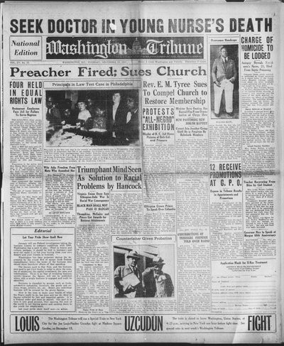 Washington Tribune, Nov 19, 1935