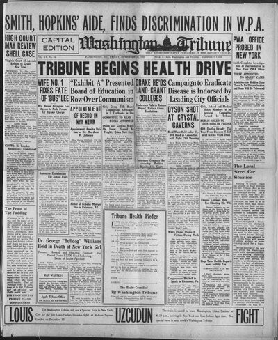 Washington Tribune, Nov 22, 1935