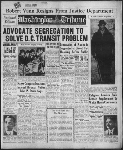 Washington Tribune, Dec 24, 1935
