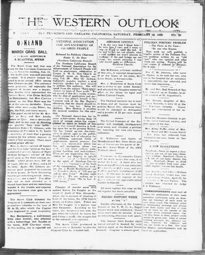 Western Outlook, Feb 18, 1928