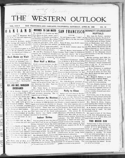 Western Outlook, Apr 28, 1928