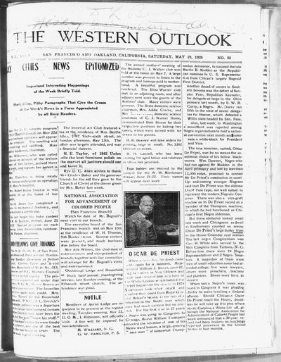 Western Outlook, May 19, 1928