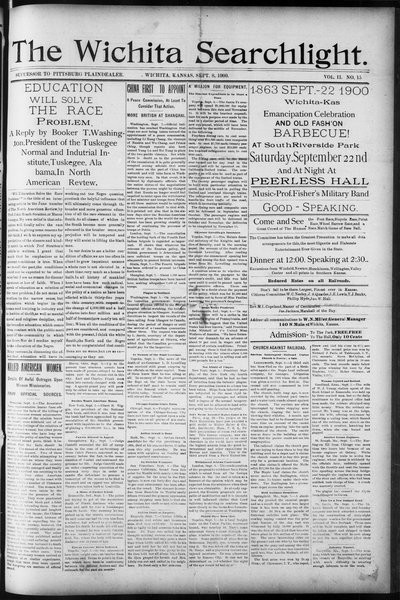 Wichita Searchlight, Sep 8, 1900