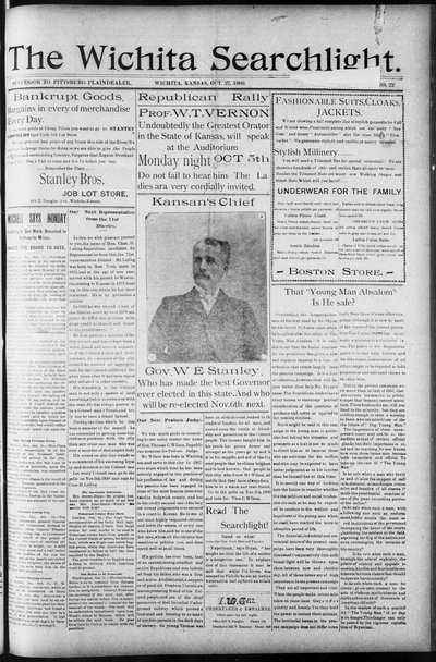 Wichita Searchlight, Oct 27, 1900