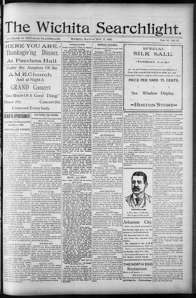 Wichita Searchlight, Nov 17, 1900